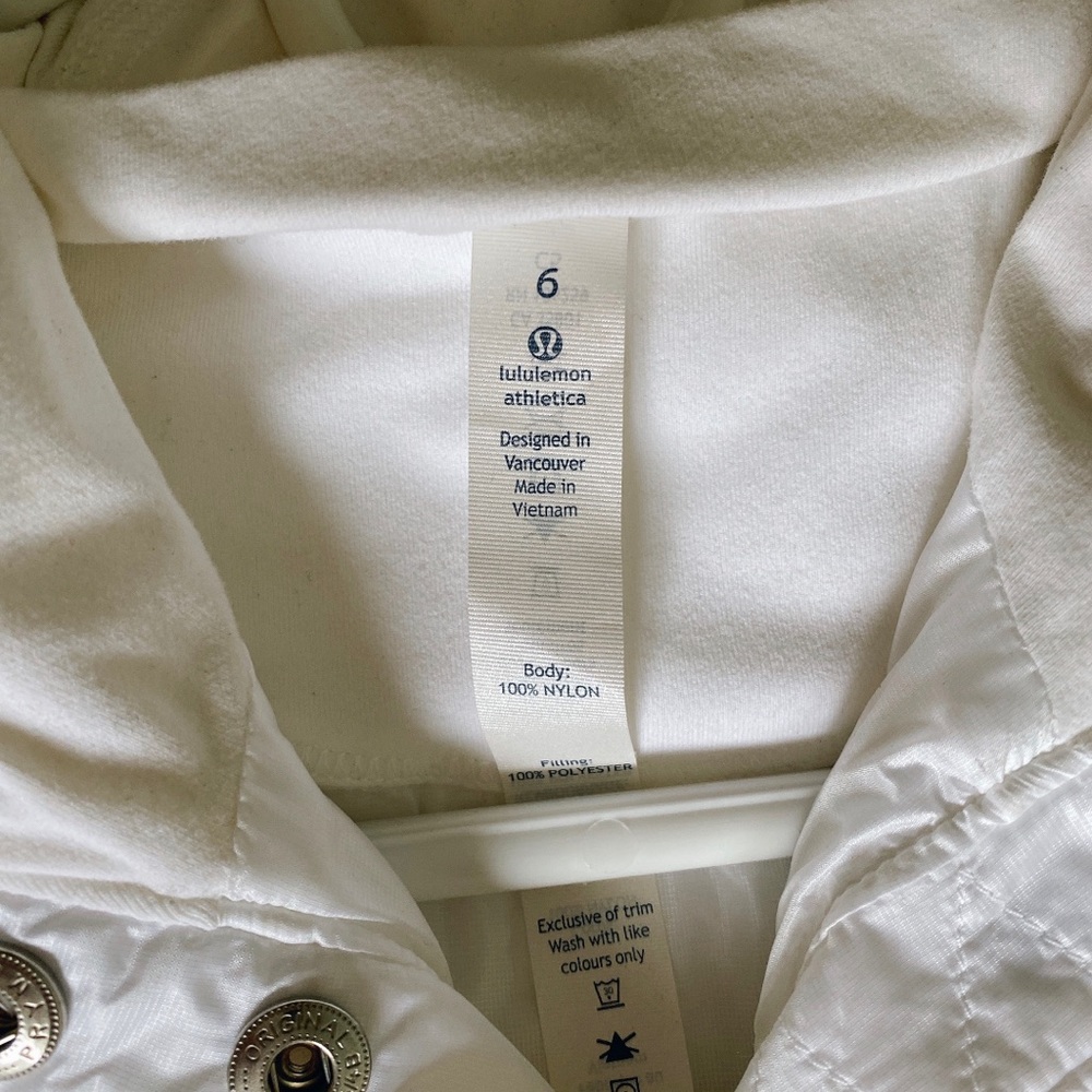 Lululemon white jacket - Picture 3 of 3